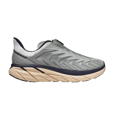 Pre-owned Hoka Project Clifton 'limestone Shifting Sand' In Grey