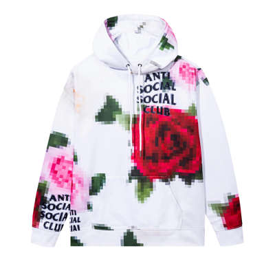 Pre-owned Anti Social Social Club Are You Ready Hoodie 'white'