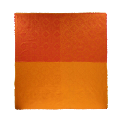Pre-owned Givenchy Patchwork Woven Shawl 'red/orange'