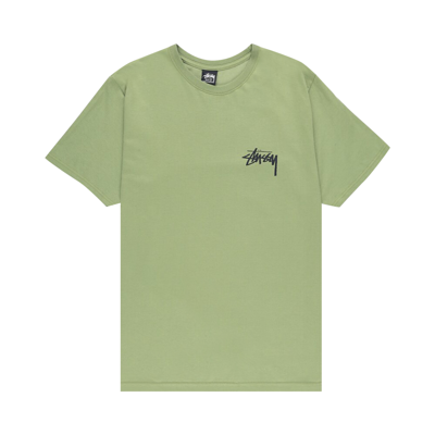 Pre-owned Stussy Classroom Tee 'moss' In Green
