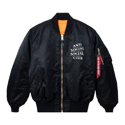 Pre-owned Anti Social Social Club Kaburosai Jacket 'black'