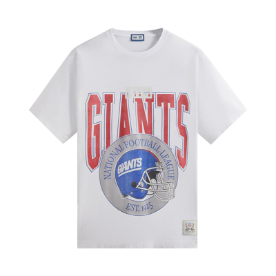 Pre-owned Kith For The Nfl: Giants 1925 Vintage Tee 'white'