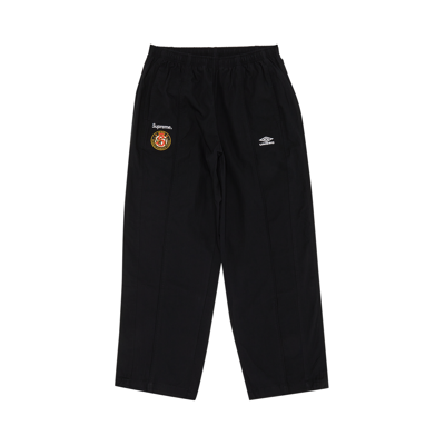 Pre-owned Supreme X Umbro Cotton Ripstop Track Pant 'black'
