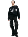 SAINT MICHAEL LOGO MOHAIR SWEATER