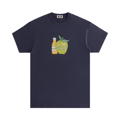 Pre-owned Kith Treats Cider Tee 'nocturnal' In Blue