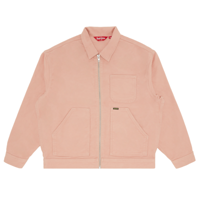 Pre-owned Supreme Moleskin Work Jacket 'dusty Pink'