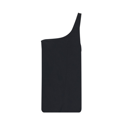 Pre-owned Rick Owens Drkshdw Double Ziggy Banana Top 'black'