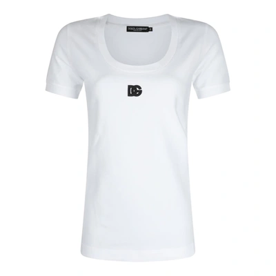 DOLCE & GABBANA DOLCE & GABBANA T-SHIRTS AND POLOS WHITE