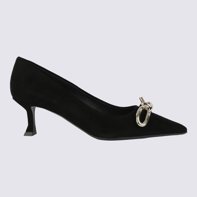 Ferragamo With Heel In Black