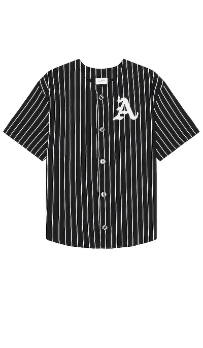 Askyurself Banned Baseball Shirt In Black