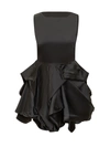Jw Anderson Peplum Mini Dress In Black