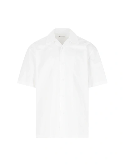 Jil Sander Cotton Bowling Shirt Shirt, Blouse White