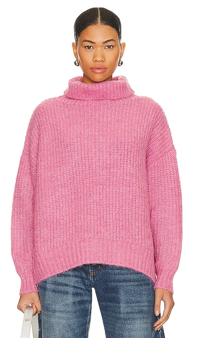 Pistola Ashley Turtleneck Sweater In Pink