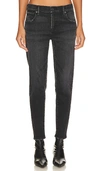 Moussy Vintage Bissell Skinny Ankle Jeans In Black