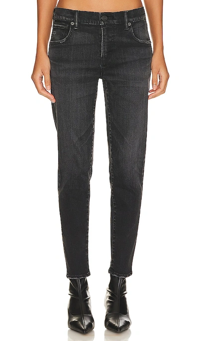 Moussy Vintage Bissell Skinny Ankle Jeans In Blk