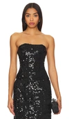 Lioness She's All That Strapless Top In Black