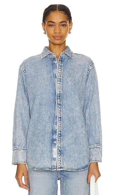 Rag & Bone Featherweight Diana Denim Shirt In Mira