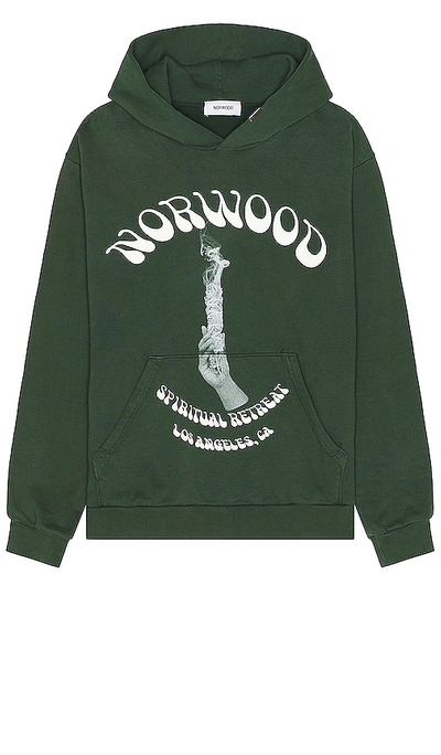 Norwood Hardrock Hoodie In Dark Green