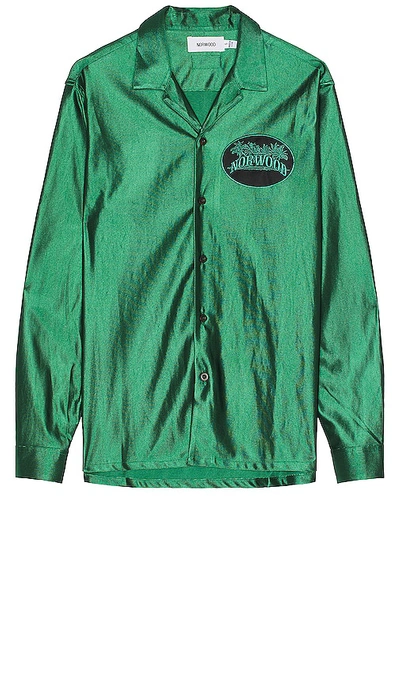 Norwood Dazzle Lounge Shirt In Green