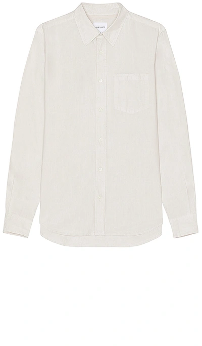 Norse Projects Off-white Algot Shirt In Marble White