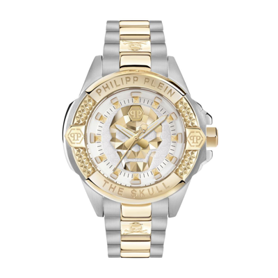 Pre-owned Philipp Plein Women's Watch Analog Quartz The $ Kull 1 5/8in Pwnaa1523 Stainless