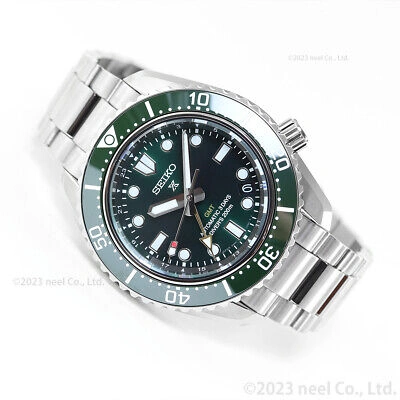 Pre-owned Seiko Prospex Sbej009 Green Diver Scuba Gmt 1968 Men's Watch In Box