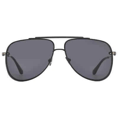 Pre-owned Tom Ford Leon Smoke Pilot Men's Sunglasses Ft1071 01a 62 Ft1071 01a 62 In Gray