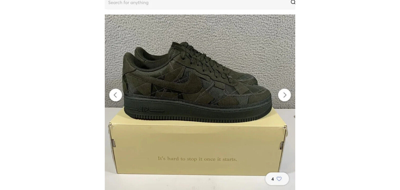 Pre-owned Nike X Billie Eilish Air Force 1 Low '07 Sp Sequoia Men's 7.5, Womens 9 In Green