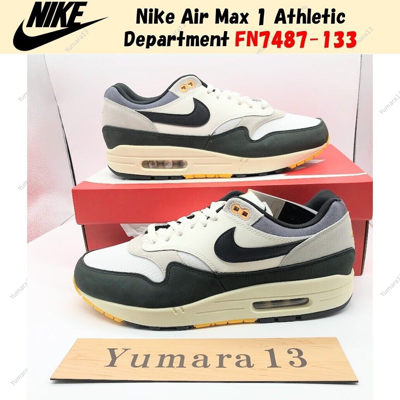 Pre-owned Nike Air Max 1 Athletic Department Sail Light Bone Fn7487-133 Us 4-14 Brand