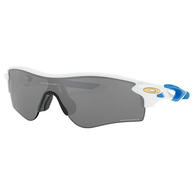 Pre-owned Oakley Sunglasses Radarlock Path (a) Polished White W Prizm Black Oo9206-4738