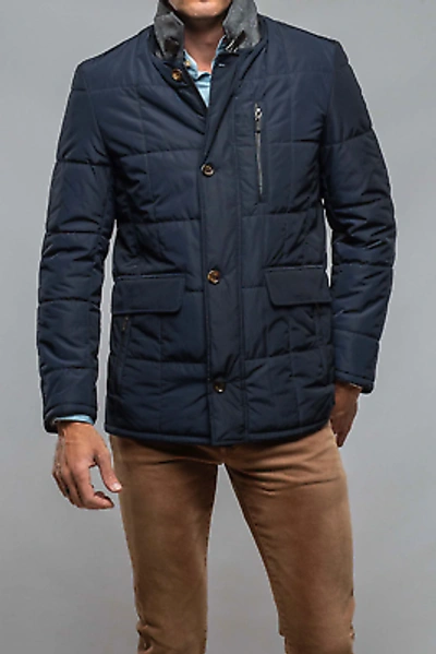 Pre-owned Gimos Gimo's Quilted Jacket Navy