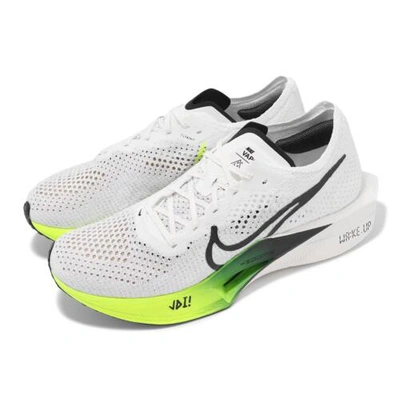 Pre-owned Nike Zoomx Vaporfly Next% 3 Fk White Pro Green Men Racing Running Fz4017-100