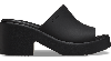 Crocs Women's Skyline Slide Sandals From Finish Line In Black/black