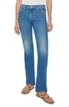 MOTHER THE SMARTY PANTS SKIMP HIGH WAIST STRAIGHT LEG JEANS