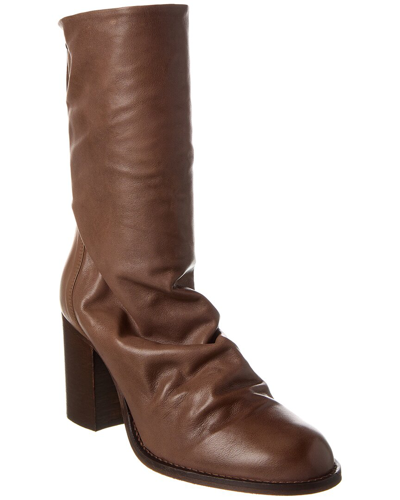 Free People Elle Block Heel Leather Boot