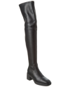 Staud Aimee Vegan Leather Over-the-knee Boots In Black