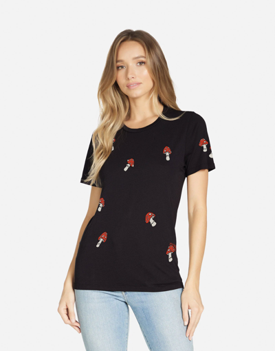 Lauren Moshi Croft Mini Mushrooms In Black