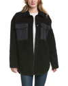 Canada Goose Simco Sherpa Sweatshirt In Black