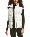 Moncler Oder Canvas-trimmed Quilted Recycled-shell Down Vest In White