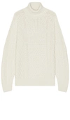 NIKE CABLE KNIT TURTLENECK