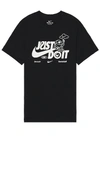 Nike Swoosh Tee In Black