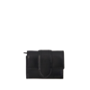 JACQUEMUS LE COMPACT BAMBINO CARDHOLDER - LEATHER - BLACK