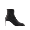 Ann Demeulemeester Hedy Ankle Boots - Leather - Black In Black