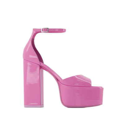 Paris Texas Tatiana Leather Sandal In Pink