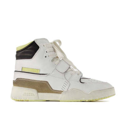 Isabel Marant 10mm Alsee-gz Leather Trainers In White