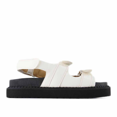 Isabel Marant White Madee Sandals In Black