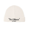 OFF-WHITE NO OFFENCE BEANIE - WOOL - WHITE