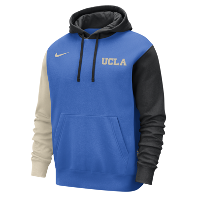 Nike Ucla Club Fleece  Men's Pullover Hoodie In Blue