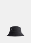 BALENCIAGA BALENCIAGA BLACK LOGO EMBROIDERY BUCKET HAT