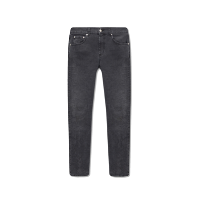Alexander Mcqueen Cotton Denim Jeans Men In Black